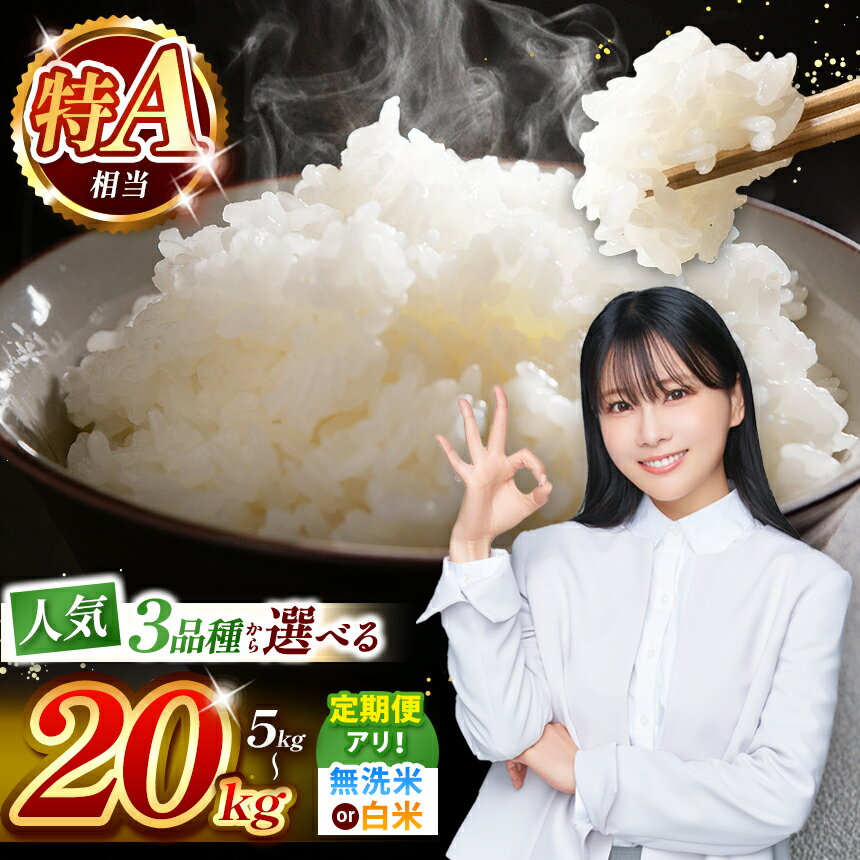 【ふるさと納税】 特A 米 【 R7年産 新米予約 】 選べる 人気品種 定期便 | 令和7年産 新米 予約 熊本県産 森のくまさん ひのひかり くまさんの輝き 白米 無洗米 米 お米 こめ 5kg 10kg 15kg 20kg 定期便 | 熊本 和水町 なごみ 単一米 単一原料米 ご飯 飯 rice kome