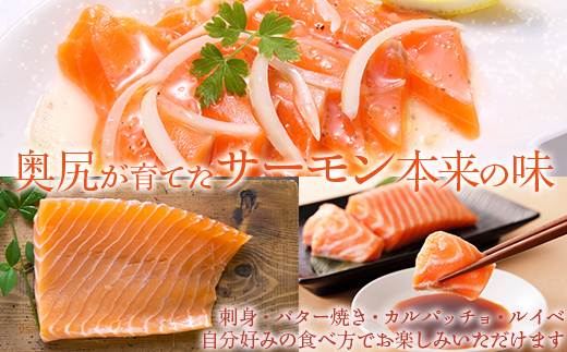 奥尻サーモン淡雪（1枚） OKUF014