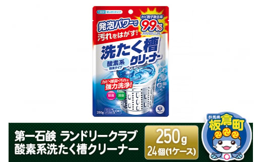 第一石鹸 ランドリークラブ 酸素系洗たく槽クリーナー 250g×24個（1ケース）