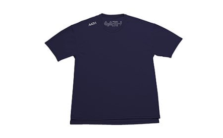 I4-04【カラー：ネイビー サイズ：M】リカバリーウェア A.A.TH/ ハーフTシャツ（品番：AAJ99301）