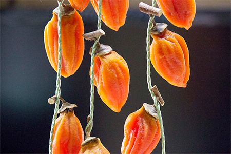 有機JAS認証オーガニック西条柿で作った生干し柿+生干しつるし柿セット【1209769】