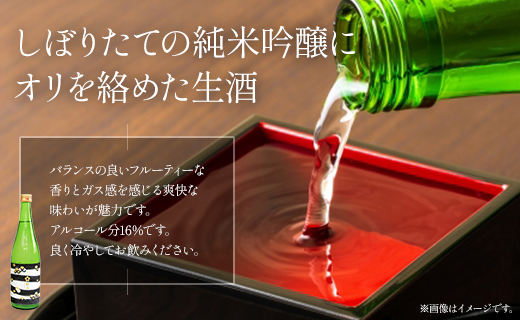 【３回定期便】純米吟醸いとをかし生酒＆おりがらみ生酒 720ml×各1本 - お酒 さけ 酒 日本酒 米 飲み物 飲料 アルコール 晩酌 フルーティー 特産品 ギフト 贈り物 贈答用 プレゼント お酒