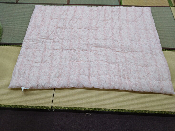 【ふるさと納税】もめん綿入り（コットン100％） 肌掛け布団 二重ガーゼタイプ（ローズピンク） 日本製 ふとんのワタセ