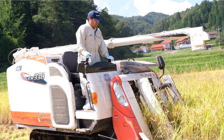 【定期便】新米予約 令和6年産石見高原みずほ米コシヒカリ 無洗米仕上 5kg×3回