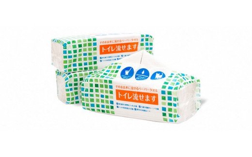 0025-40-01 マスコー製紙 トイレに流せます 48個 (100組×3個×16パック入)