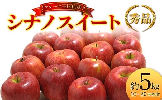 
            【先行予約 2025年度発送】♪フルーツ王国山形♪ シナノスイート 秀品 約5kg  りんご リンゴ 林檎 デザート フルーツ 果物 くだもの 果実 食品 山形県 FSY-1850
          