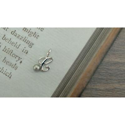 ふるさと納税 鳥羽市 伊勢志摩あこや本真珠ペンダントイニシャル(C)SV製 J-96C