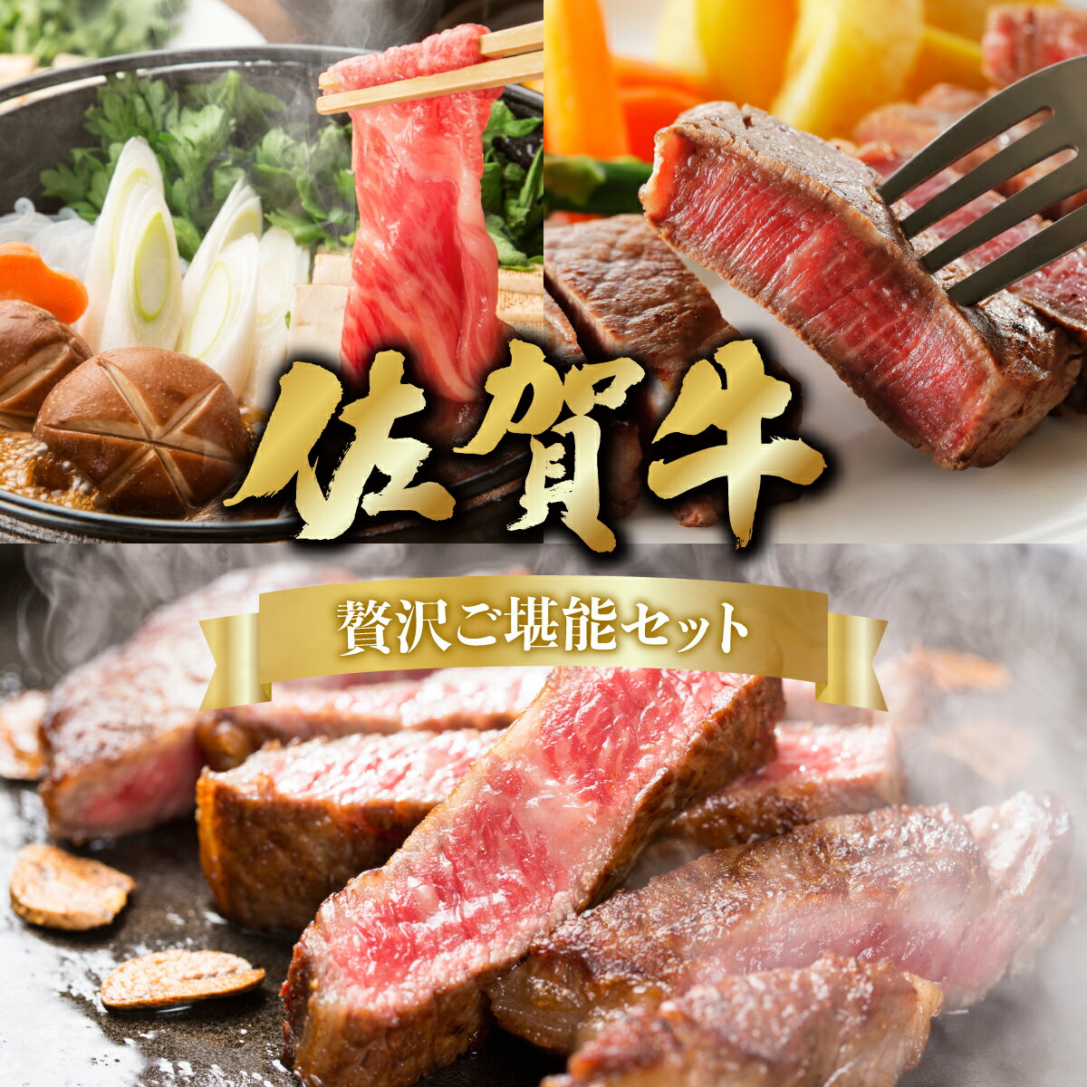 【ふるさと納税】佐賀牛 満喫！ ヒレ ＆ サーロインステーキ ＆ リブローススライス セット ／ ふるさと納税 肉 お肉 牛肉 ヒレ サーロイン ステーキ リブロース 国産 ロース バーベキュー 焼肉 贈答 佐賀 佐賀県 大町町 特産品 ギフト 冷凍 1540g 送料無料