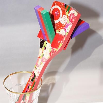 ふるさと納税 香美市 【高知のよさこい文化】 色彩鳴子　ウッドラフ　1組