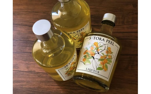 XSELQ 【串間産せとか果皮を使用したリキュール】SETOKA PEEL LIQUEUR 41％ 500ML【松露酒造】