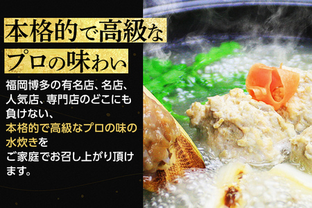 博多水炊き（ありた鶏切り身･つみれ）セット4~6人前 お取り寄せグルメ お取り寄せ 福岡 お土産 九州 福岡土産 取り寄せ グルメ 福岡県