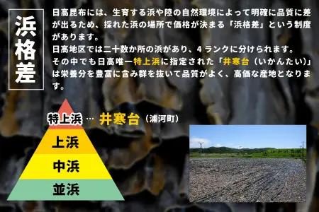 【訳あり】特上浜 井寒台産「日高茎根昆布」120g[53-1627]