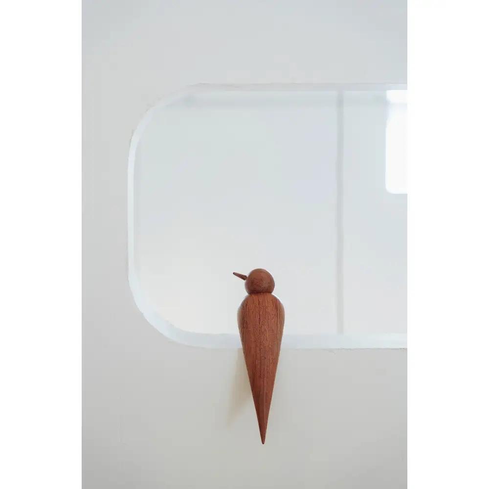 【Bubinga（ブビンガ）：あか茶】【銘木再生】幸運を運ぶ木製オブジェliving_bird 燕