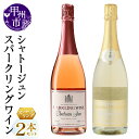 【ふるさと納税】 ワイン スパークリングワイン ジュン ロゼ 白 750ml 2本 シャトージュン デラウェア マスカットベーリーA 甲州 飲み比べ 母の日 父の日 記念日 プレゼント 贈答 パーティー 山梨 甲州市 (MG) 【B19-652】