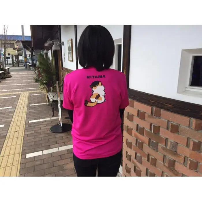 ニタマ駅長Tシャツ＜M＞・たまニタマクリアファイルセット