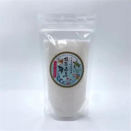 ピロー型高級化粧箱入り、手もみ完全天日塩「塩夢寿美(えんむすび)」2箱【1516953】