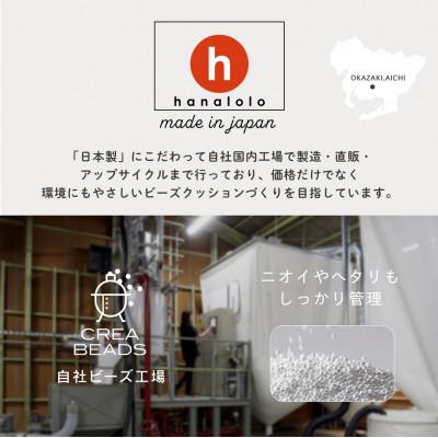 ふるさと納税 岡崎市 【ハナロロ】ビーズクッション 補充用クレアビーズ8本セット |  | 01