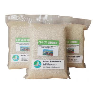 ふるさと納税 長門市 ごりやく米「東後畑棚田こしひかり」白米 4.5kg(真空パック1.5kg×3個)(1081) |  | 01