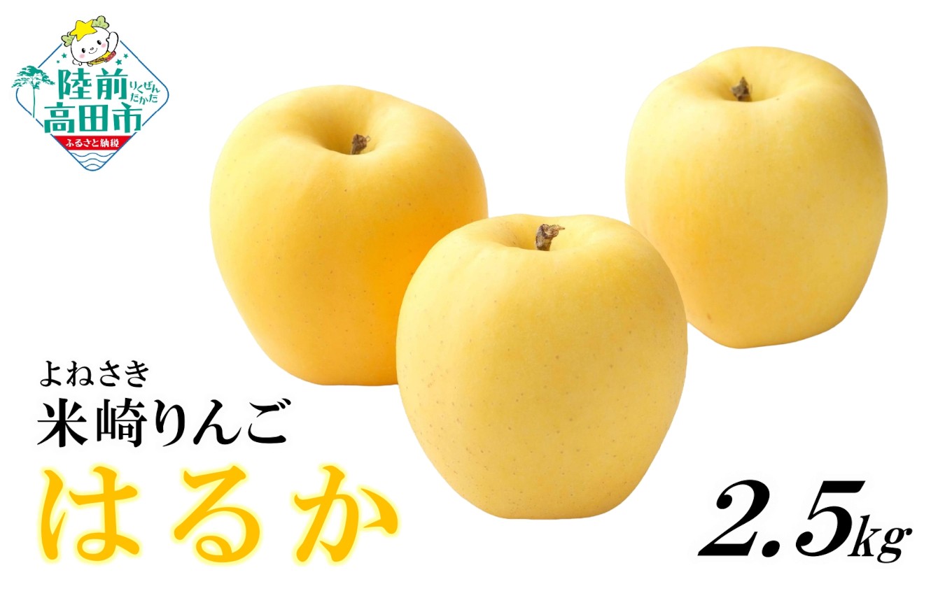 
                  【数量限定】 米崎りんご 品種：はるか 約2.5kg 【 りんご リンゴ 林檎 旬 産地直送 新鮮 岩手 陸前高田 マルキヨファーム 】 RT3271
                