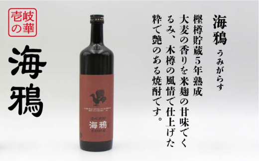 【全3回定期便】隆美焼酎25度と海鴉25度のセット [JDB189] 39000 39000円 
