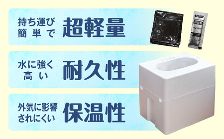 緊急時にあると便利!! 非常用トイレ 1個 30回分 日用品 雑貨 防災グッズ 簡易トイレ 災害用トイレ 防災用品 介護用 レジャー アウトドア キャンプ 渋滞時 おすすめ 軽量 持ち運び簡単 耐久性