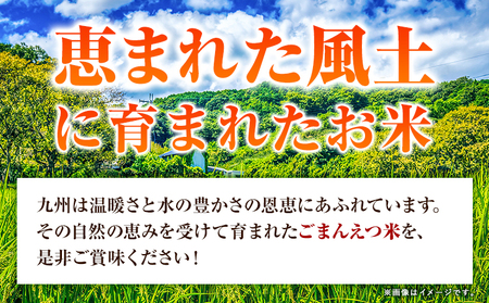 【18ヶ月定期便】 米 無洗米 ごまんえつ米 10kg 5kg×2袋 米 こめ 定期便 家庭用 備蓄 熊本県 長洲町 くまもと ブレンド米 熊本県産 訳あり 常温 配送 《お申込み翌月から出荷》