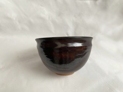 鉄釉茶碗　23184-01