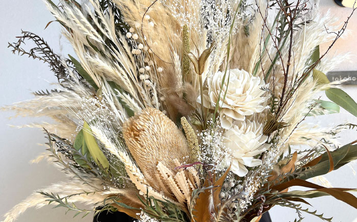 ドライフラワー スワッグ 花 束 花材 ブーケ 記念日 ギフト 植物 母の日
