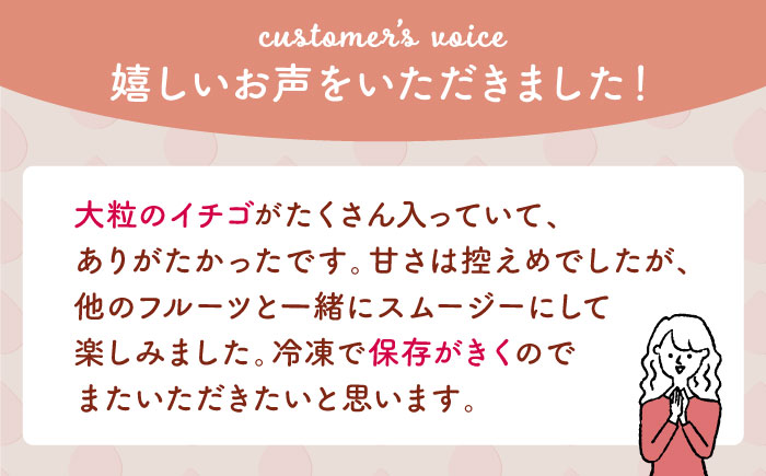 【先行予約】冷凍いちご おまかせ 詰め合わせ 1.5kg【岸川農園】 [IAP001]