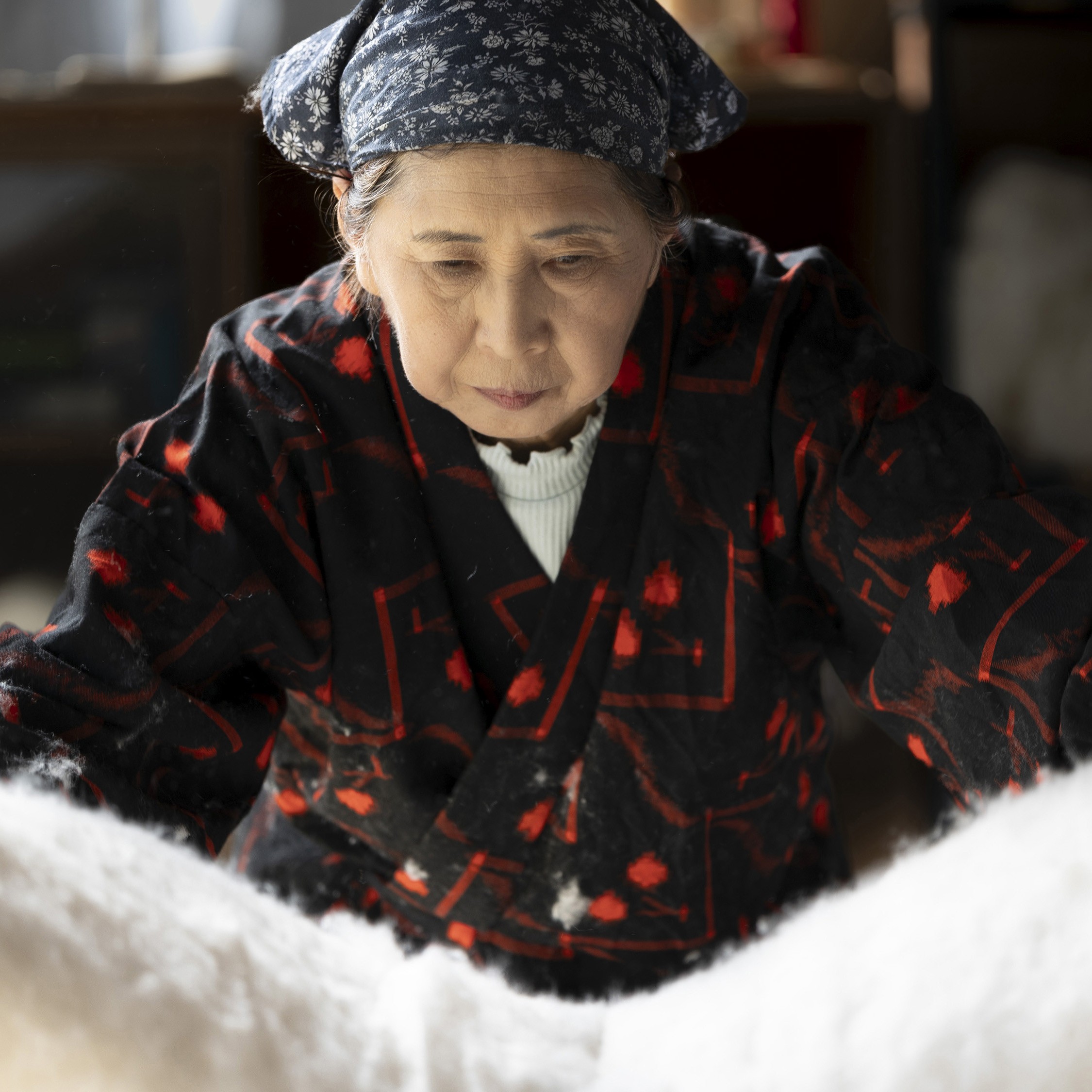 「名工の敷布団」ベッドに敷くタイプ 3kg【ピンク】「現代の名工」「技能グランプリ・日本一」に輝く職人の手作りによる、化学素材に頼らない、天然素材「綿100%」の眠りの質を！ ふとん工房ねむねむ_イメ