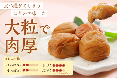 【0458-7】紀州南高梅使用 はちみつ梅(塩分8%) 1.5kg（和歌山県産）