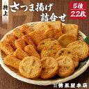 【ふるさと納税】さつま揚げ 特上 詰合せ セット 5種類 22個 (B23) 【徳永屋本店】 送料無料 鹿児島市 九州 お取り寄せ 特産品 地域の品 おすすめ 人気 お土産 Eマーク 認定 本場 天ぷら 練り物 野菜 魚 すり身 惣菜 特産 伝統 郷土料理 地元 加工品 食品 冷蔵