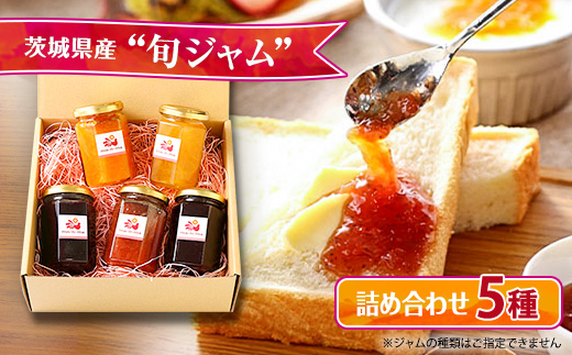 マンマの旬ジャム 150g × 5種類 茨城県産 │ フルーツ 果物 果実 詰合せ 詰め合わせ 茨城県 つくば市