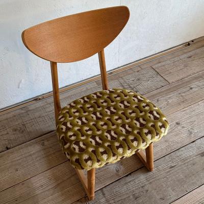 ふるさと納税 富田林市 Lager Chair(ラガーチェア)モコ グリーン ミディアムブラウンフレーム【SWOF】 |  | 01