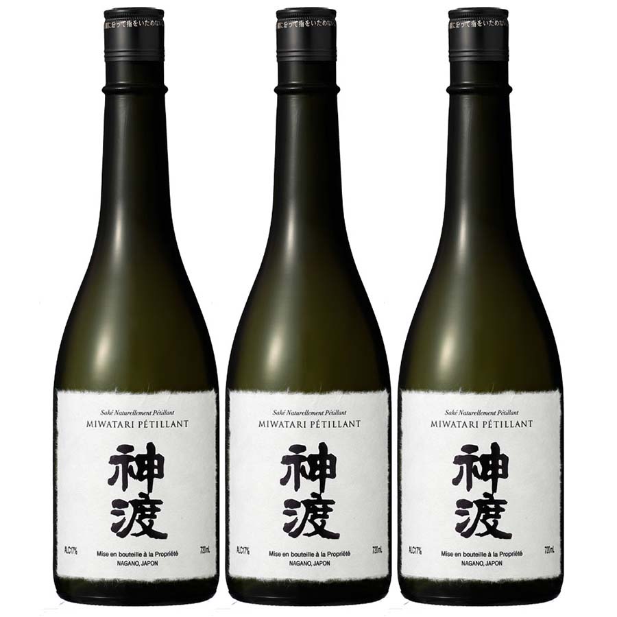 神渡 純米吟醸 Petillant 720ml×3本セット