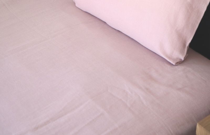 【スピード発送】【tissu de coton/ダブルガーゼ】泉州南部織 ピローケース 1枚（くすみ桜） 099H2456_イメージ4