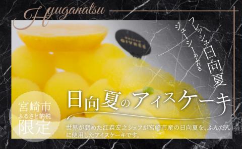 江森宏之 シェフ作 宮崎県産 フルーツ アイスケーキ 4回定期便