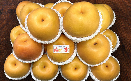 【令和8年産先行予約】 南水(和梨)  約3kg 箱入り (7～9個入り) 山形県鶴岡市　伊藤農園