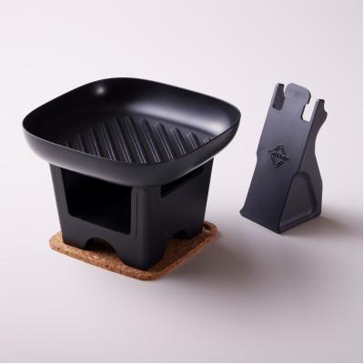 ふるさと納税 朝来市 卓上グリルプレート CoYaKi ゆっくりヘルシー焼肉で心も満足【ブラック】