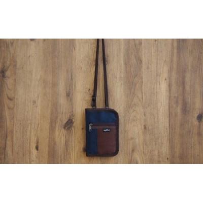 ふるさと納税 羽咋市 【ネイビー】oxtos CORDURA パスポートケース