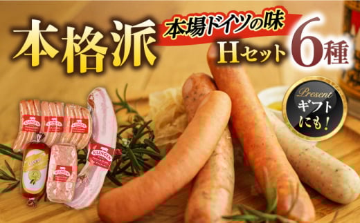 ソーセージ マイスター直伝手作り Hセット 6種 ウインナー ベーコン おすすめ 人気 詰め合わせ セット ミートローフ 燻製 スモーク 本格的 ドイツ製法 岐阜県産豚肉 グルメ おつまみ 酒の肴 お弁当 朝食 パーティー アウトドア キャンプ 日持ち ギフト プレゼント 贈り物 贈答 お返し 内祝い お祝い 父の日 母の日 敬老の日 岐阜市/ドイツデリカテッセン　クリンゲン [ANBQ008]