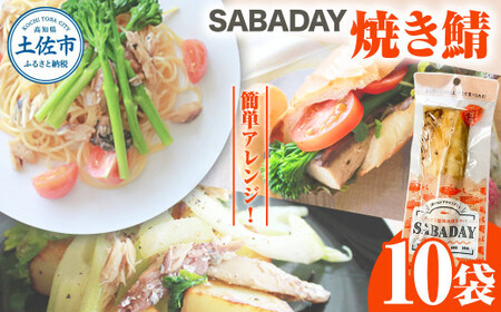 SABADAY 焼き鯖 10枚セット 高知県土佐市 【有限会社　浜吉ヤ】 [BQBK021]