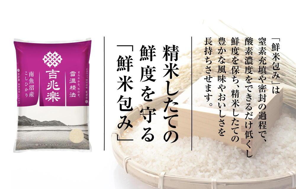 【定期便】南魚沼産こしひかり4kg×全12回　契約栽培　雪蔵貯蔵米