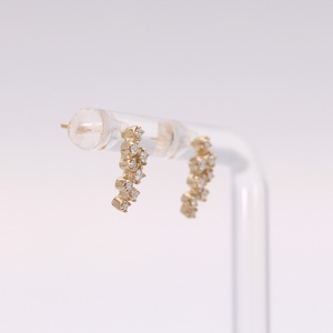 AQ-266　LB-22　KeriA K10　ラボグロウン　ダイヤモンド　ピアス　アクセサリー　ジュエリー　プレゼント