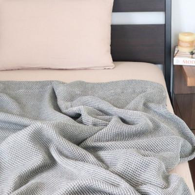 ふるさと納税 泉佐野市 熟睡を追求した 泉州南部織/ハニカム織 シングルケット【チャコールグレー2枚組】G2915 |  | 02