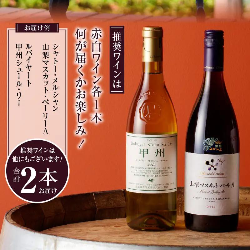 ワイン ぶどうの恵みセット　赤白ワイン（各１本）とぶどうジュース１本セット（KBO）C-653