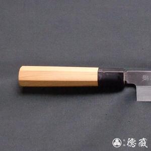 土佐打ち刃物 ムキモノ包丁 180mm/片刃/上白鋼/イチイ八角柄/徳蔵オリジナル【27017】 【グレイジア株式会社】 [ATAC097]