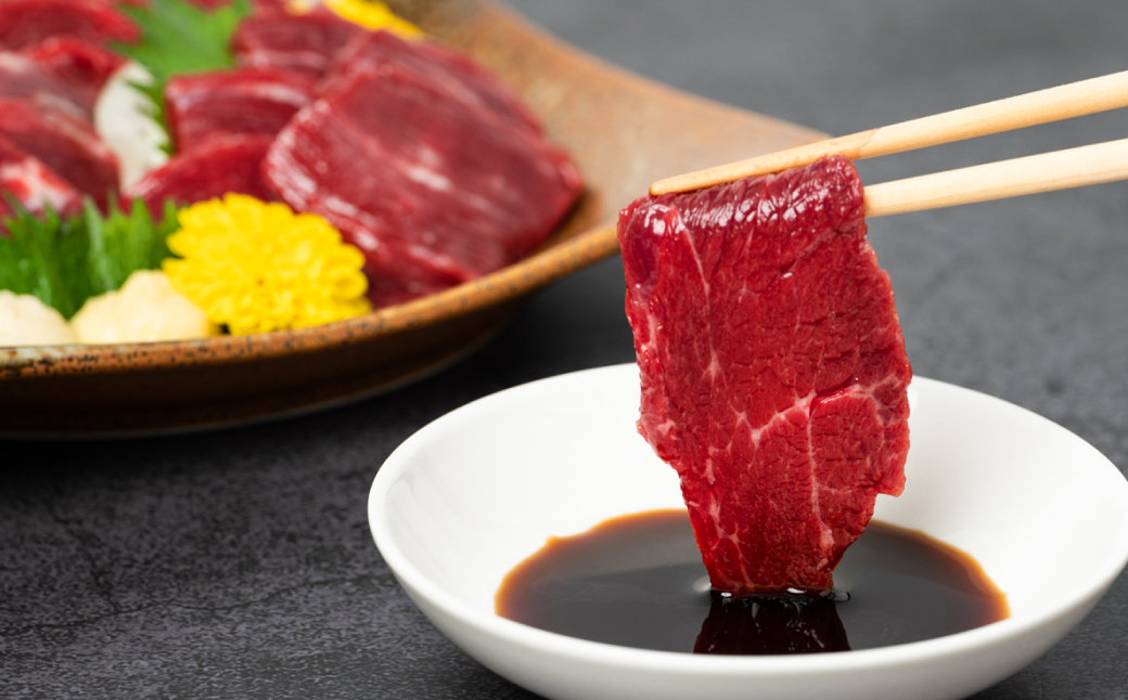 【定期便6回】 赤身 馬刺し 200g_イメージ5