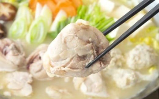 上田商店 ありた鶏水炊き（5～6人前） 追い地どりセット 水炊き 鶏肉 ソース付き お鍋 セット 国産 冷凍 福岡県 糸田町