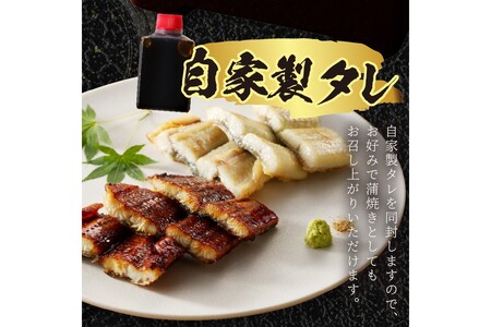 うなぎ／うなぎの食べ比べセット2~3人前【蒲焼き・白焼きそれぞれ1/2尾】全部で1尾　うなぎの蒲焼き・白焼きセット１匹